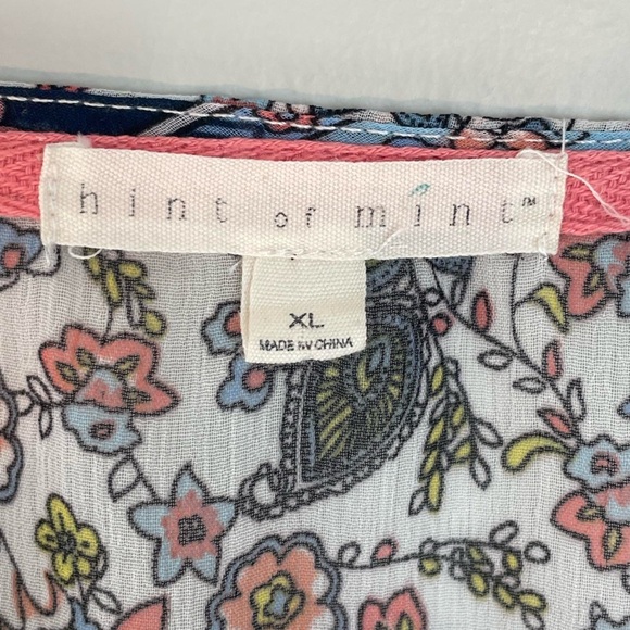 ✨ Boho Floral Lace Babydoll Top – XL - Picture 4 of 7